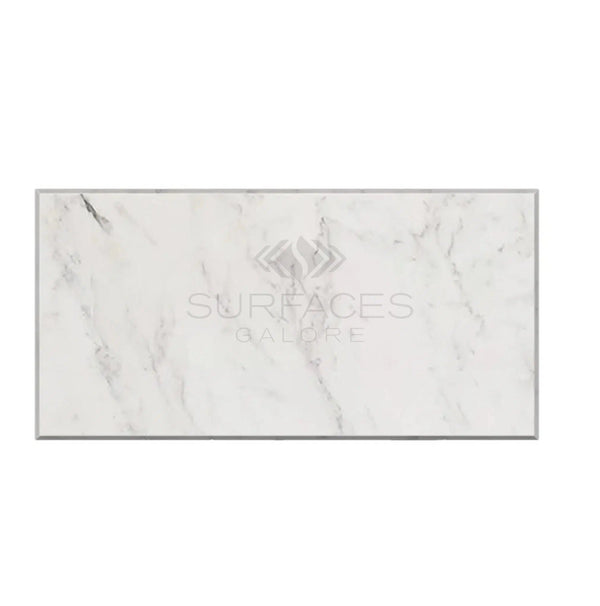 Oriental White / Asian Statuary Marble 18X36 Polished - Honed - SurfacesGalorePolished