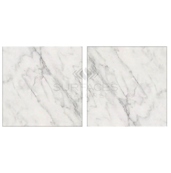 Oriental White / Asian Statuary Marble 24X24 Polished - Honed - SurfacesGalorePolished