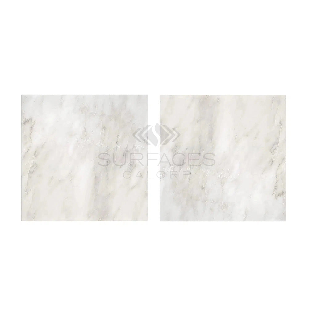 Oriental White / Asian Statuary Marble 4X4 Polished-Honed