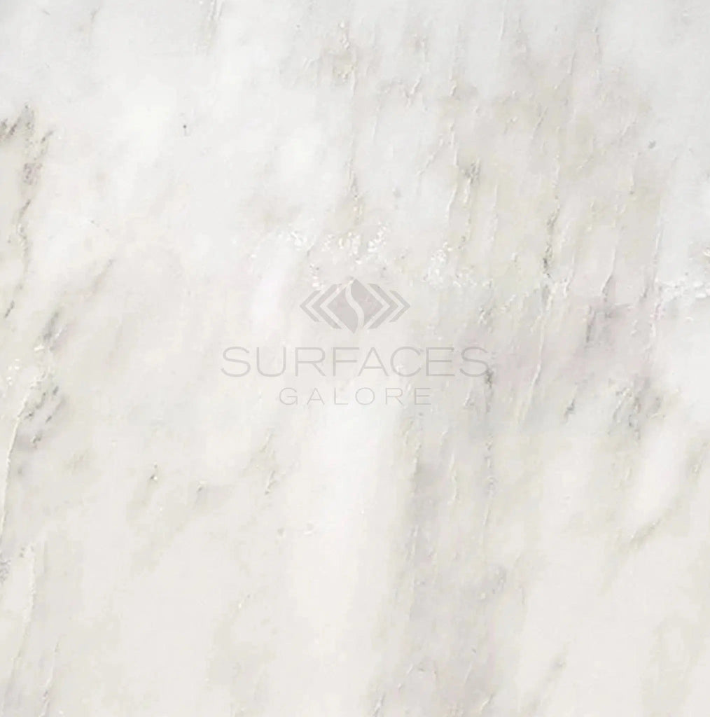 Oriental White / Asian Statuary Marble 4X4 Polished-Honed