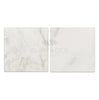 Oriental White / Asian Statuary Marble 4X4 Tumbled - SurfacesGalore