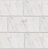 Oriental White / Asian Statuary Marble 6X12 Polished-Honed