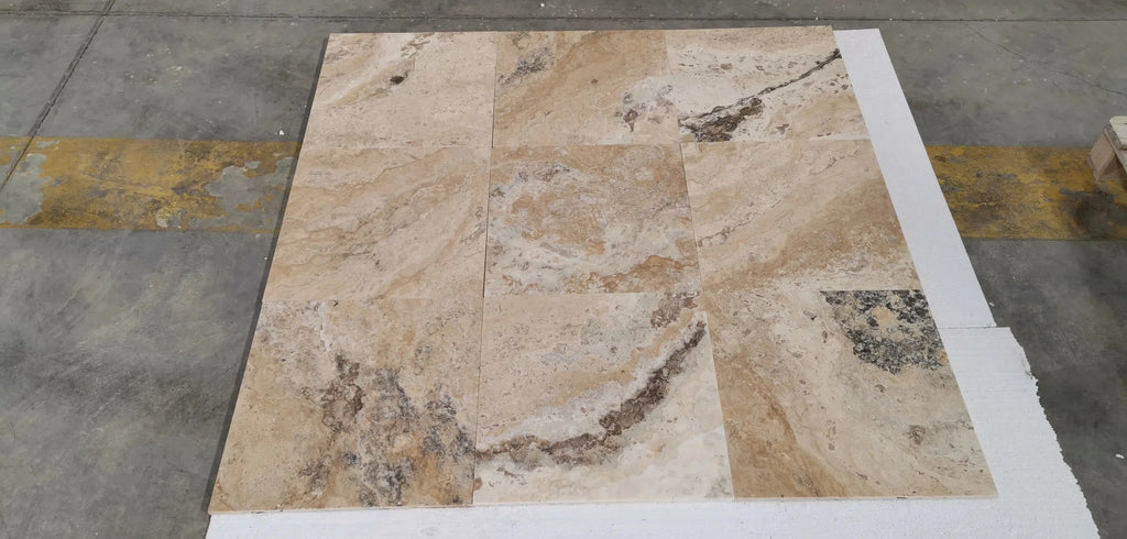 Philadelphia Travertine 12X12 Filled and Honed