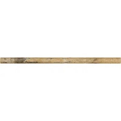 Philadelphia Travertine 1/2X12 Pencil Liner Honed - SurfacesGalore