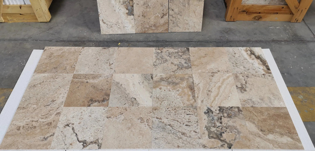 Philadelphia Travertine 12X12 Tumbled