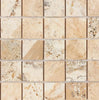 Philadelphia Travertine 2X2 Mosaic Tumbled - SurfacesGalore