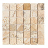 Philadelphia Travertine 2X2 Mosaic Tumbled