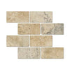 Philadelphia Travertine 3X6 Tumbled - SurfacesGalore