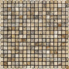 Philadelphia Travertine 5/8X5/8 Mosaic Tumbled - SurfacesGalore