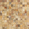 Scabos Travertine 1X1 Mosaic Split - Faced - SurfacesGalore