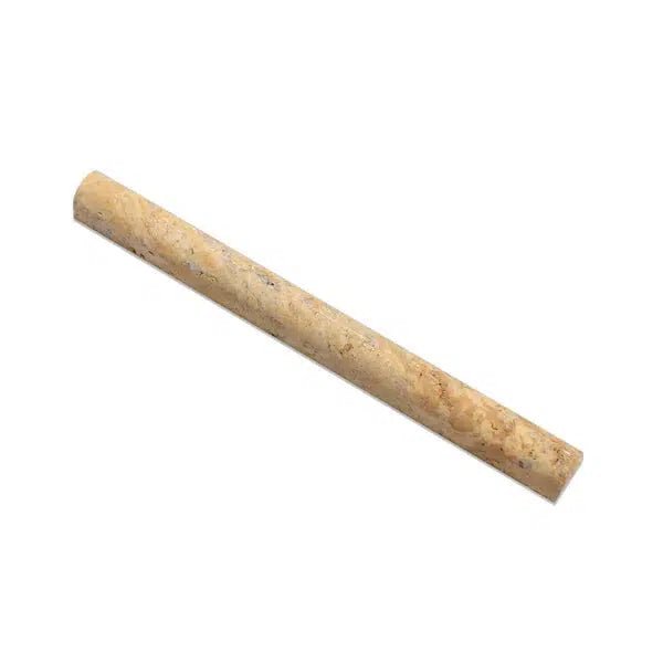 Scabos Travertine 1X12 Dome (Cane) Liner Honed - SurfacesGalore