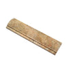 Scabos Travertine 3X12 Arch / Baldwin Molding Liner Honed - SurfacesGalore