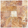 Scabos Travertine 4 pcs Versailles Pattern / French Pattern Set Tumbled