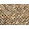 Scabos Travertine 5/8X5/8 Mosaic Tumbled - SurfacesGalore