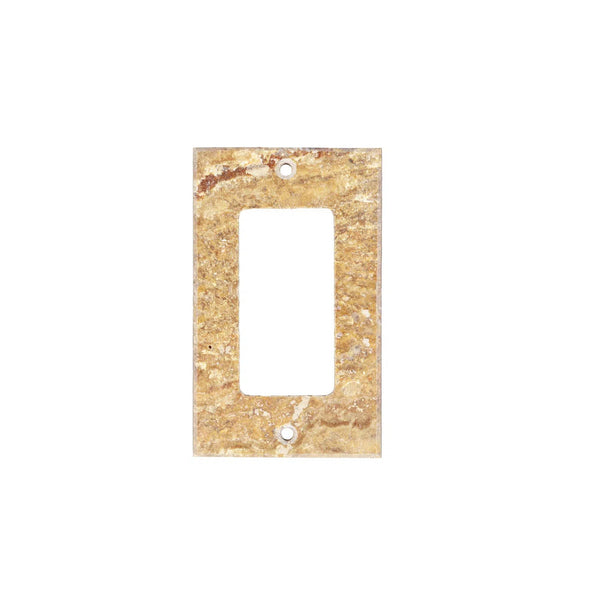 Scabos Travertine Single ROCKER Plate Switch Wall Plate/Cover Plate/Switch Plate