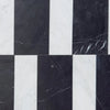 Carrara White 4X12 and Nero Marquina 6X12 Set