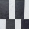 Carrara White 4X12 and Nero Marquina 6X12 Set