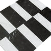 Carrara White 4X12 and Nero Marquina 6X12 Set