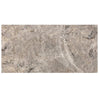 Silver (Gray) Travertine 12X24 Tile (Cross - Cut) Filled and Honed - SurfacesGalore