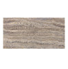 Silver (Gray) Travertine 12X24 Tile (Vein - Cut) Filled Honed - Polished - SurfacesGalorePolished