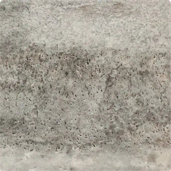 Silver (Gray) Travertine 16X16 Tumbled - SurfacesGalore