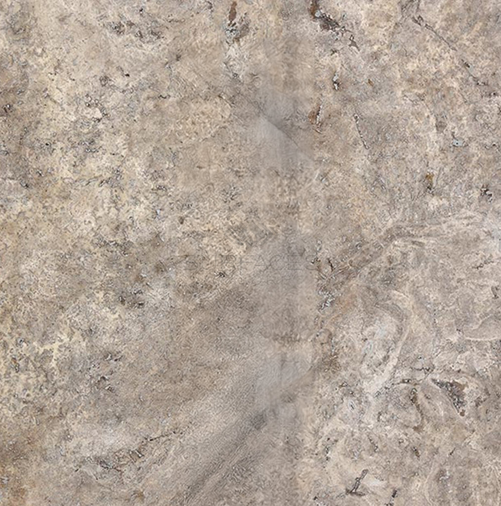 Silver (Gray) Travertine 24X24 Tile Filled and Honed - SurfacesGalore