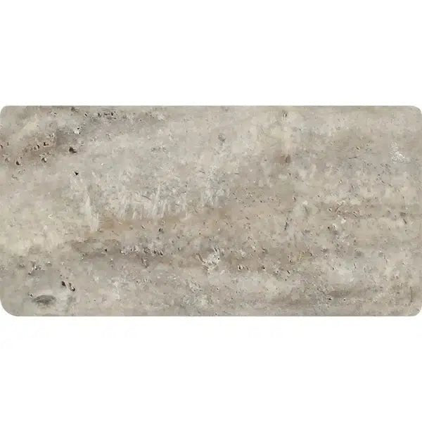 Silver (Gray) Travertine 3X6 Tumbled - SurfacesGalore