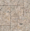 Silver (Gray) Travertine 4 pcs Versailles Pattern / French Pattern Set - SurfacesGaloreTumbled