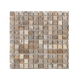 Silver (Gray) Travertine 5/8X5/8 Mosaic Tile Tumbled - SurfacesGalore