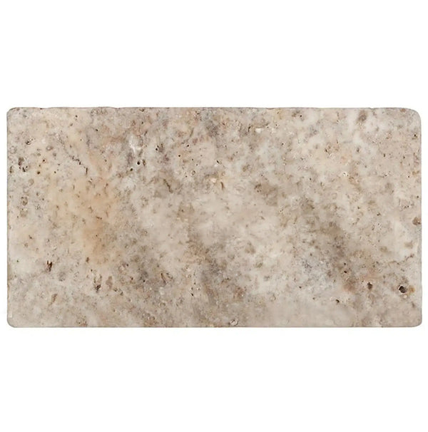 Silver (Gray) Travertine 8X16 Tumbled