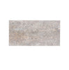 Silver (Gray) Travertine 8X16 Unfilled / Brushed and Chiseled Edge - SurfacesGalore