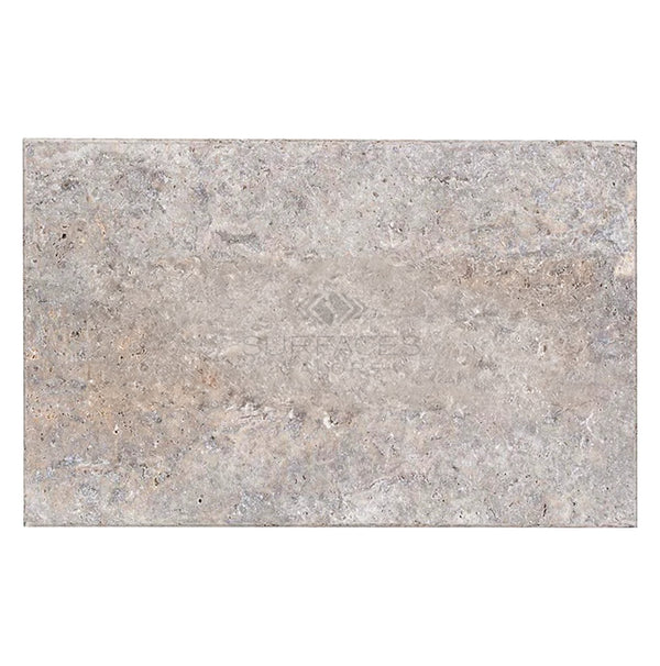 Silver Travertine 16X24 (3 cm Thickness) Paver Tumbled - SurfacesGalore