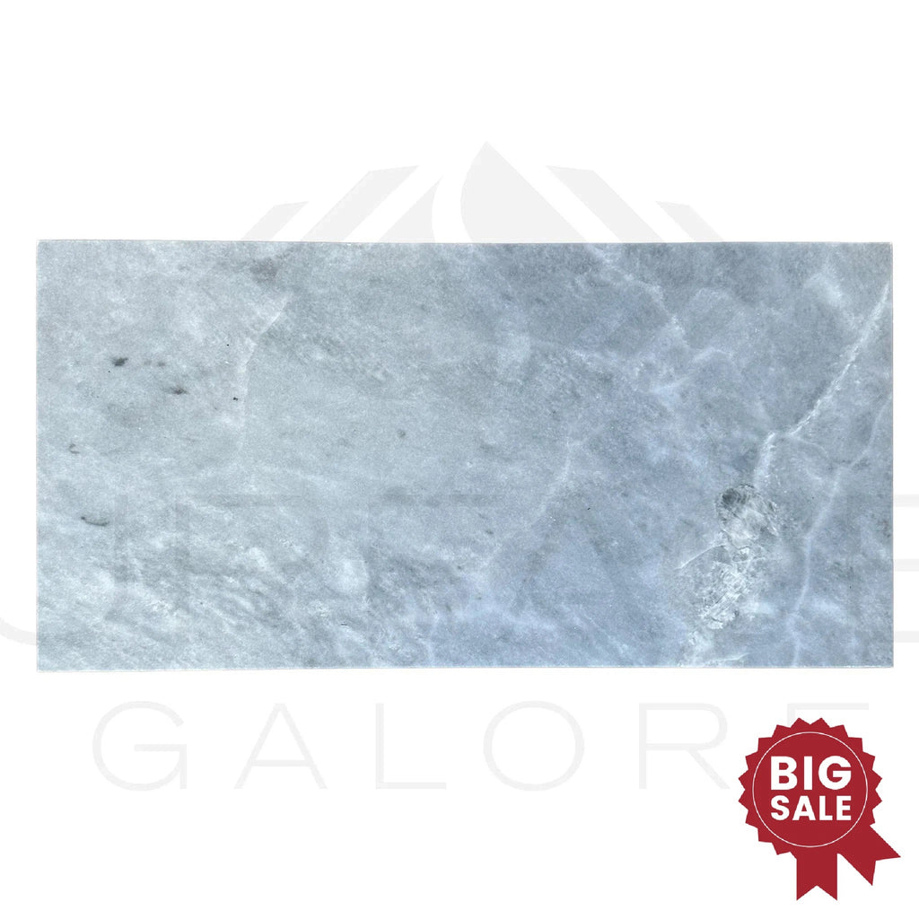 Sky Blue Marble 12X24 Polished Tile 180 Sq.Ft. - Discounted, Marble/Travertine Clearance Sale - SurfacesGalore