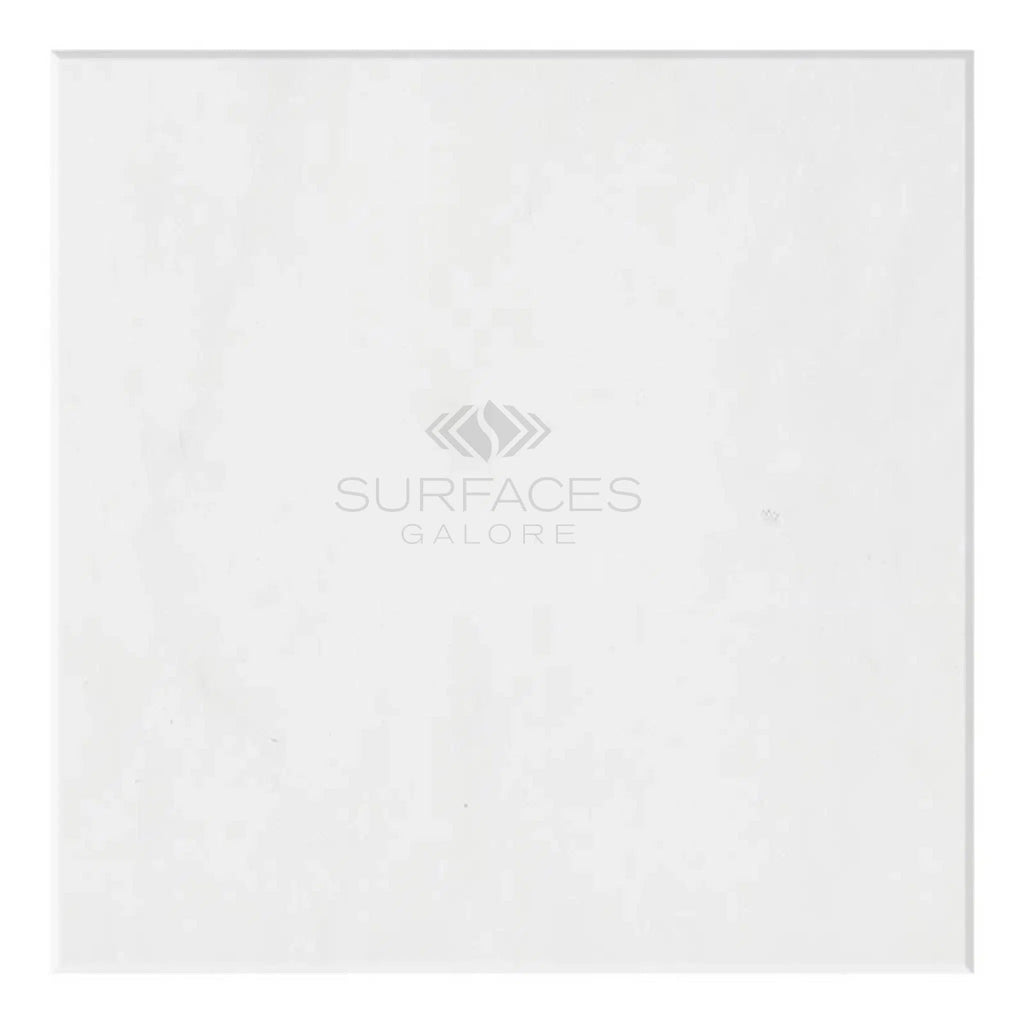 Snow White (Afyon White) Marble 12X12 Polished - SurfacesGalore