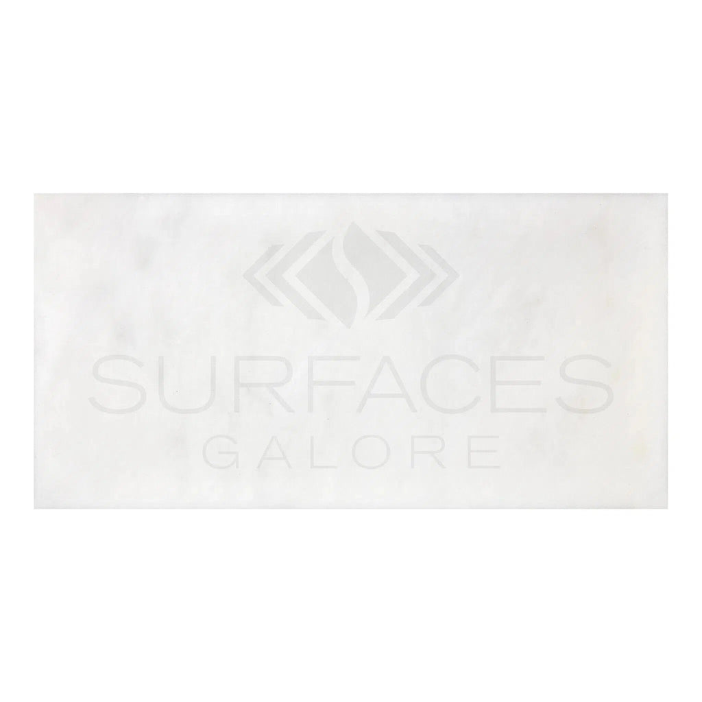 Snow White (Afyon White) Marble 12X24 Polished - SurfacesGalore