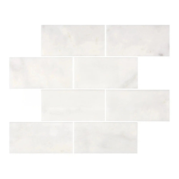 Snow White Marble 3X6 Polished