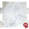 Snow White Marble Cloudy 12X24 Polished Marble Tile 340 Sq.Ft. - Discounted, Marble/Travertine Clearance Sale - SurfacesGalore