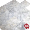 Snow White Marble Cloudy 12X24 Polished Marble Tile 340 Sq.Ft. - Discounted, Marble/Travertine Clearance Sale - SurfacesGalore