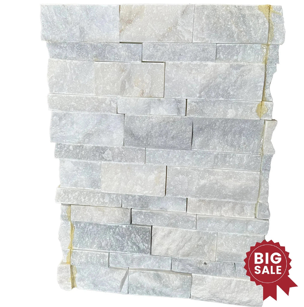 Split - Face Panel Travertine Set (12Pieces/1Set) - Discounted, Marble/Travertine Clearance Sale - SurfacesGaloreBianco Venato