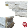 Split - Face Panel Travertine Set (12Pieces/1Set) - Discounted, Marble/Travertine Clearance Sale - SurfacesGaloreBianco Venato