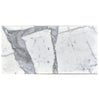 Statuary - Statuario White 12X24 Premium Italian Marble Polished - Honed - SurfacesGalorePolished