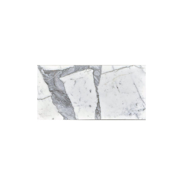 Statuary - Statuario White 12X24 Premium Italian Marble Polished - Honed - SurfacesGalorePolished