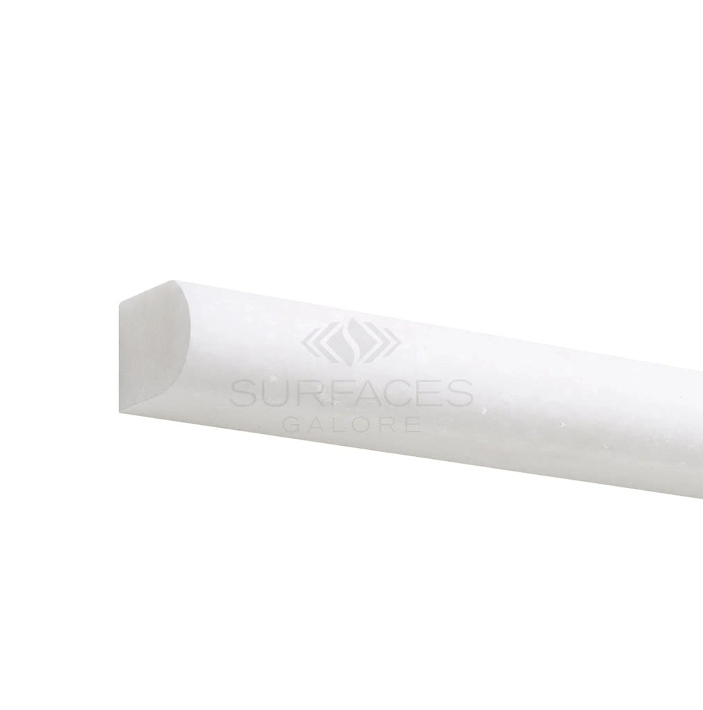 Thassos White 1/2X12 Pencil Liner Marble Polished-Honed