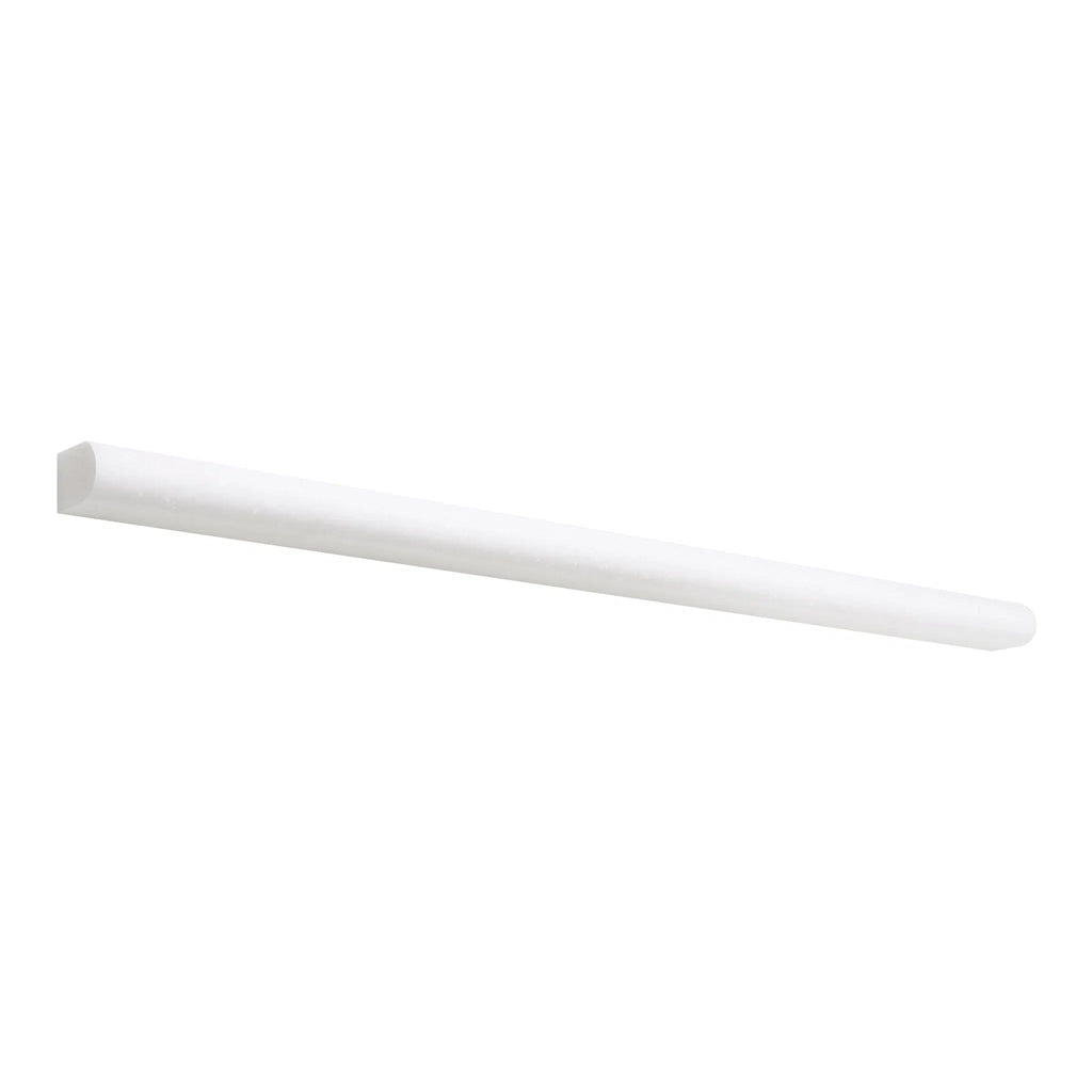 Thassos White 1/2X12 Pencil Liner Marble Polished-Honed