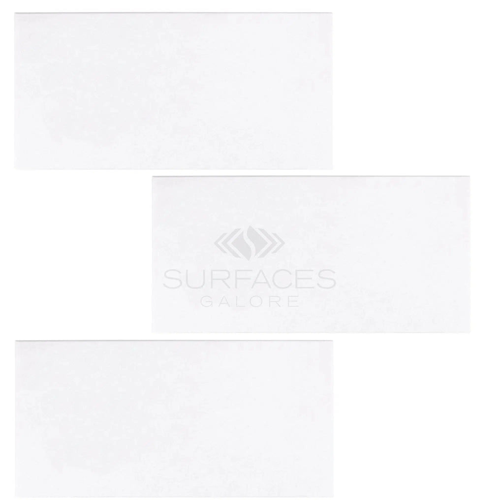 Thassos White 12X24 Marble Polished-Honed