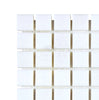 Thassos White 1X1 Mosaic Marble Polished-Honed