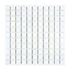 Thassos White 1X1 Mosaic Marble Polished-Honed