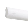 Thassos White 1X12 Quarter-Round Trim Marble Polished-Honed