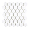 Thassos White 2" Hexagon Mosaic Marble Polished-Honed