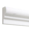 Thassos White 2X12 OG-1 (Single-Step Chair Rail Trim) Marble Polished-Honed